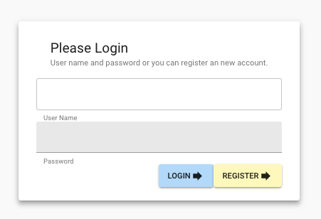 Material Design Login Page